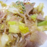 白菜と牛肉と生芋のしらたき味醂醤油砂糖グリル